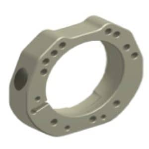 MAGNESIUM BEARING BUSH SUPPORT Ø80MM for Ø40-50mm axle