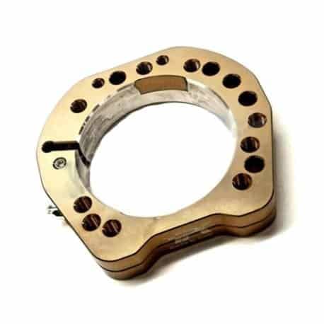 BEARING BUSH SUPPORT Ø80MM for Ø40-50mm axle TITAN GOLD ANODIZED