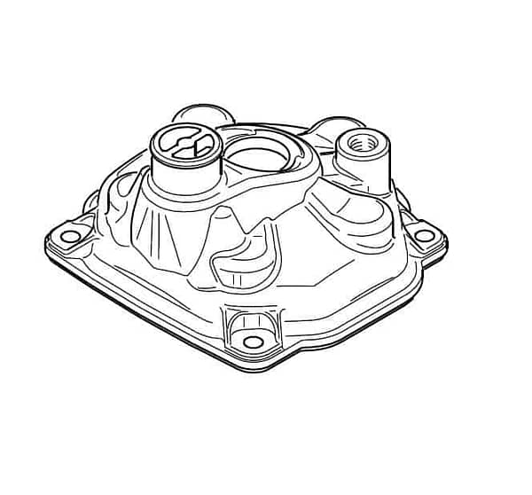 CYLINDER HEAD COVER - THERMOSTAT TYPE (SILVER)